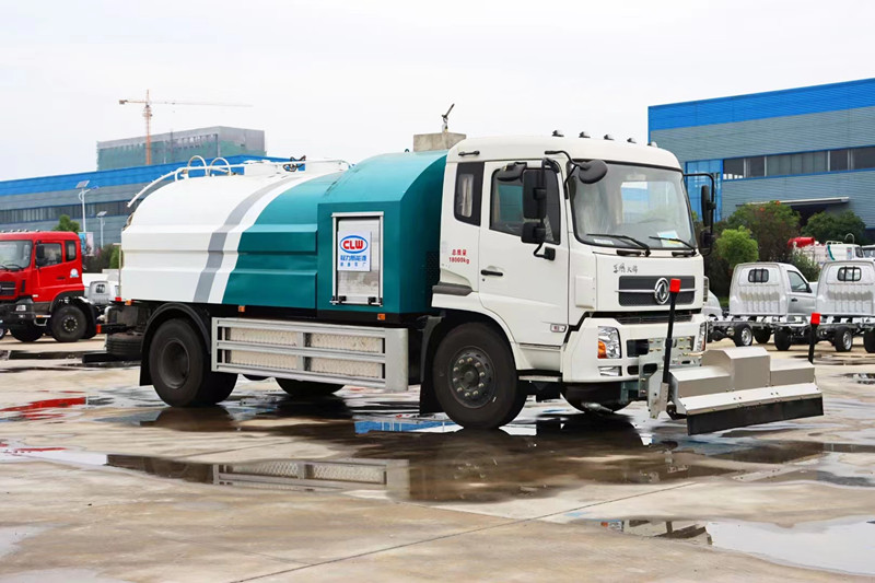 東風天錦9噸純電動路面清洗車圖片