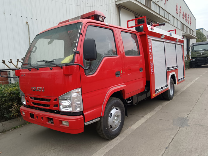 5噸消防灑水車廠家_消防中隊消防車_1.5-3.5噸水罐消防車現車價格